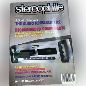 🎈2/$20 - Stereophile, April 1998.
